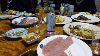 島の宴会^^