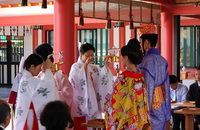 波之上宮の結婚式 2007/06/23 21:47:31