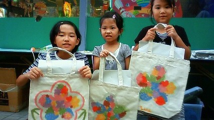夏休み紅型宿題教室サンエーメインシティー編♪