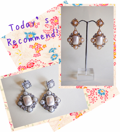 パール好きのあなたへ♡ゴージャスパーティピアス☆ パール好きのあなたへ♡ゴージャスパーティピアス☆