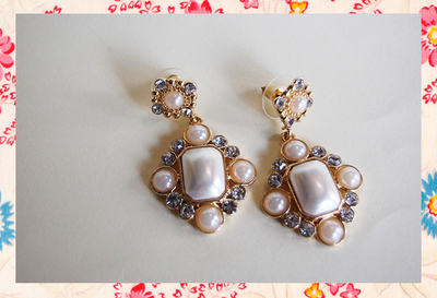 パール好きのあなたへ♡ゴージャスパーティピアス☆ パール好きのあなたへ♡ゴージャスパーティピアス☆