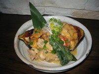 米茄子の京味噌煮込み。 2008/05/22 11:25:21