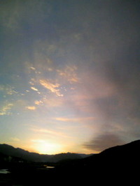 夕焼け