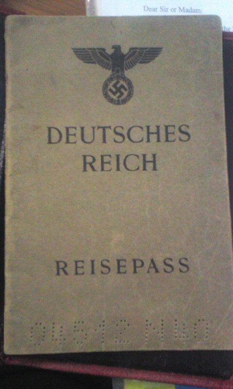 ナチスのパスポート