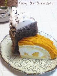 かぼちゃのケーキぃ～ 2008/10/05 22:35:46