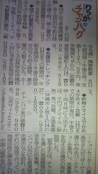 今週の琉球新報りっかチャンパク♪ 2012/03/08 08:58:14