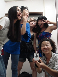 鏡越し。 2008/07/20 13:25:02