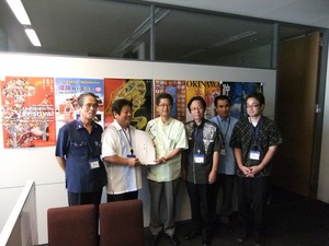東京事務所にて「沖縄県内行政からの各要請及び勉強会」