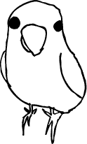 白いコトリ