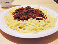 おいしいのできた!コトリ風ミートソース
