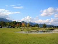 安曇野ちひろ美術館は早くも紅葉