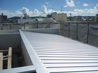 工事進捗状況　屋根工事完了　　2008.08.14 2008/08/14 21:51:23