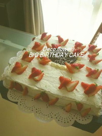 BIG BIRTHDAY CAKE　!!