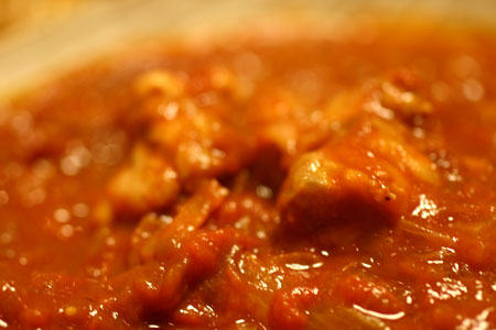 鶏肉のトマトシチュー