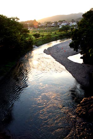 夕暮れ