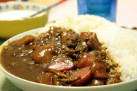 本日の夕飯・カレーライス 2008/06/05 00:17:07