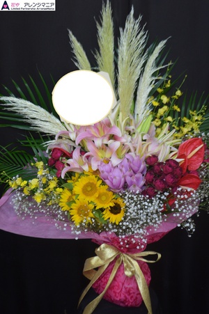 沖縄でプロポーズの花束