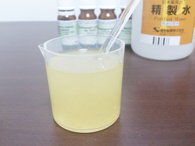 ハーブチンキ剤を使った「ボディジェル」の作り方 その3