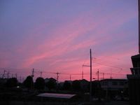 昨日の夕焼け 2008/06/16 13:14:45