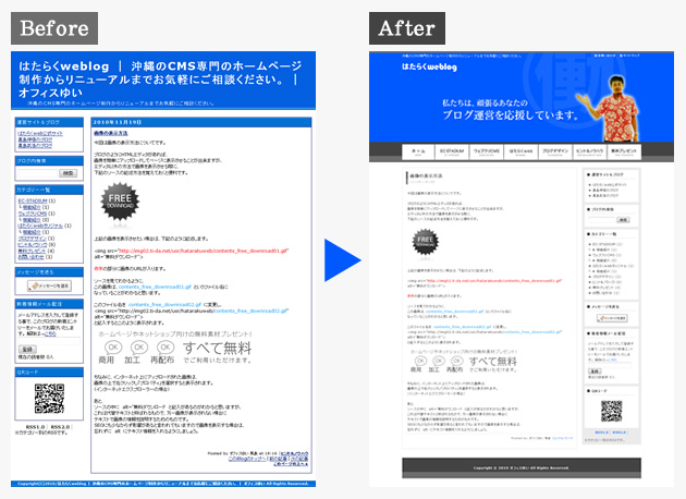 Before After