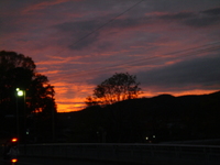 昨日の夕焼け 2007/11/30 10:44:25