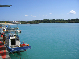 大浦湾船着き場