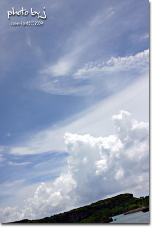 空のアート♪