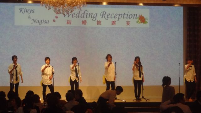 新郎新婦のお手伝い!