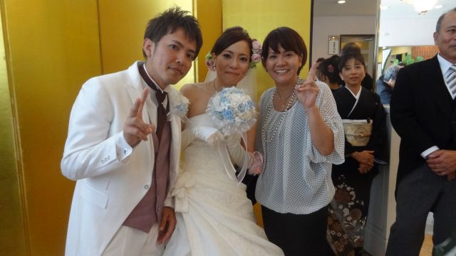 新郎新婦のお手伝い!