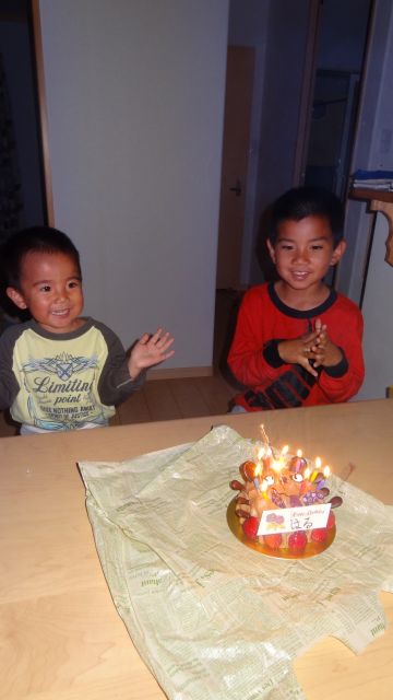 長男9才の誕生日!