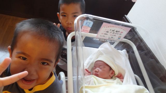 第三子、誕生~!