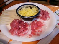 お好み焼き食べて、オペラ座の怪人観ながら・・・