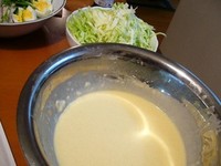 お好み焼き食べて、オペラ座の怪人観ながら・・・