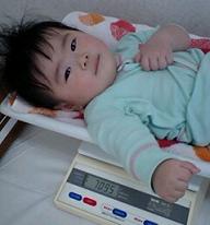 7カ月の体重