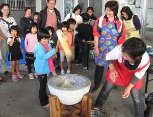 餅つき大会