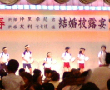 新郎新婦のお手伝い!