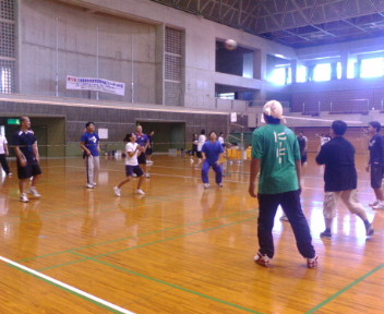 久米島郷友会バレー大会!
