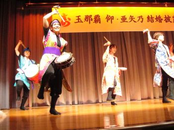 友人の結婚披露宴!(エイサー編)