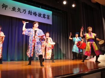 友人の結婚披露宴!(エイサー編)