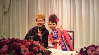 新郎新婦のお手伝い!