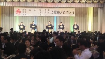 新郎新婦のお手伝い!