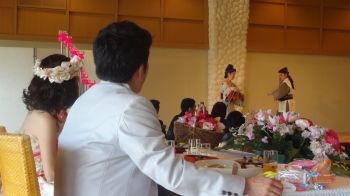 新郎新婦のお手伝い!