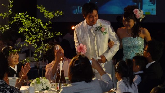 新郎新婦のお手伝い!