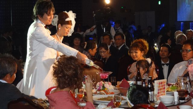 新郎新婦のお手伝い!
