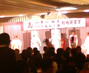 新郎新婦のお手伝い!