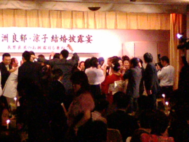 新郎新婦のお手伝い!(披露宴)