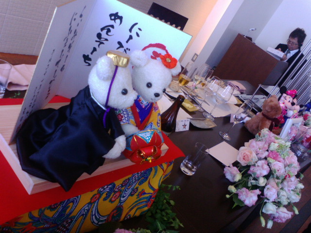 新郎新婦のお手伝い!