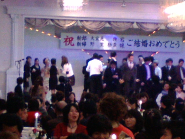 新郎新婦のお手伝い!