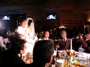 新郎新婦のお手伝い!