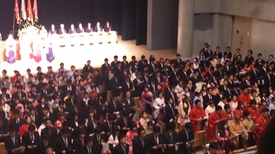 卒業式(*ﾟ▽ﾟ*)